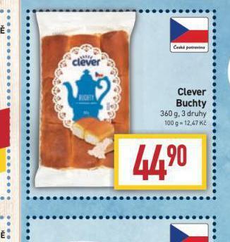 Billa Clever buchty nabídka