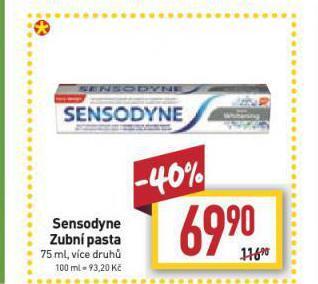 Billa Sensodyne zubní pasta nabídka