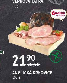 Terno Anglická krkovice nabídka
