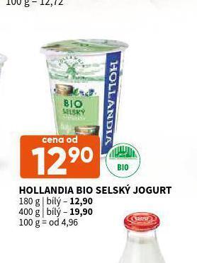Terno Hollandia bio selský jogurt nabídka