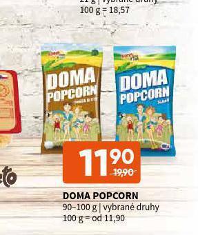 Terno Doma popcorn nabídka
