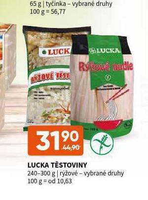 Terno Lucka těstoviny nabídka