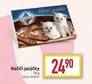 Billa Kočičí jazýčky nabídka