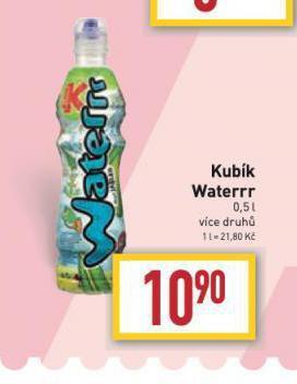Billa Kubík waterrr nabídka