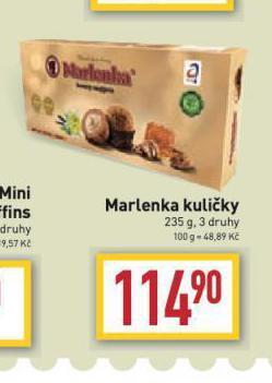 Billa Marlenka kuličky nabídka