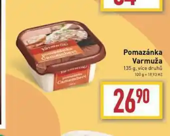 Billa Pomazánka varmuža nabídka