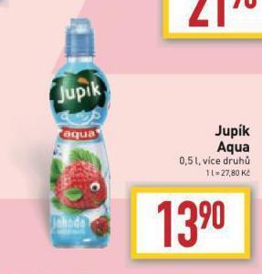Billa Jupík aqua nabídka