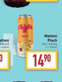 Billa Mattoni nabídka