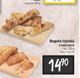 Billa Bageta italská nabídka