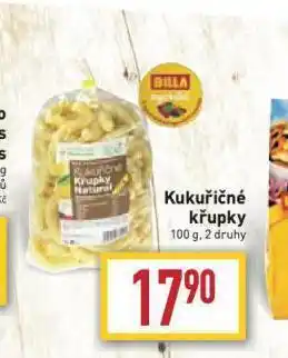 Billa Kukuřičné křupky nabídka