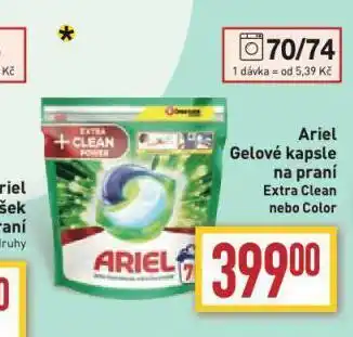 Billa Ariel gelové kapsle na praní nabídka