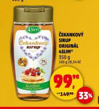 Penny Market Čekankový sirup nabídka