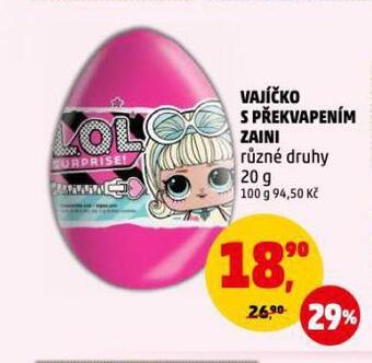 Penny Market Vajíčko s překvapením nabídka