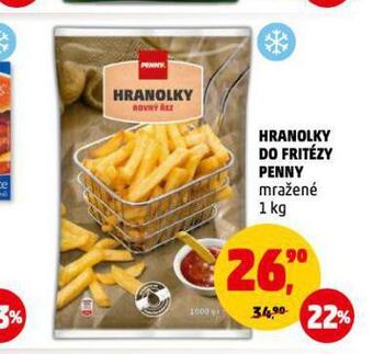 Penny Market Hranolky do fritézy nabídka