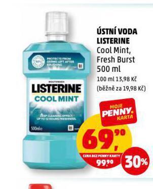 Penny Market Listerine ústní voda nabídka