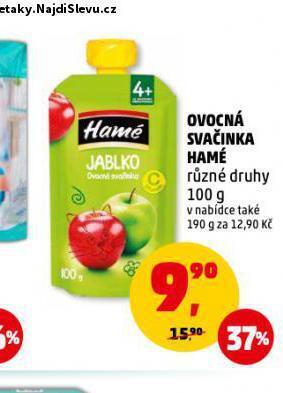 Penny Market Ovocná svačinka hamé nabídka