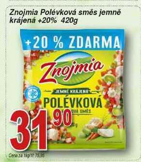 Hruška Znojmia polévková směs jemně krájená + 20% 420g nabídka