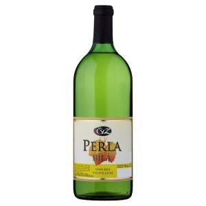 České vinařské závody perla bílá víno polosladké 1l