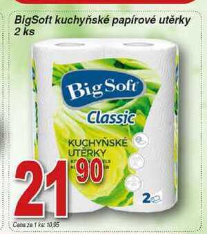 Hruška Big soft kuchyňské papírové utěrky 2 ks nabídka