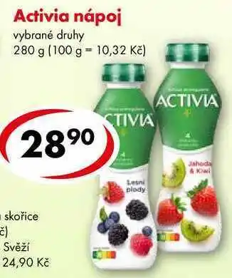 CBA Activia nápoj, 280 g nabídka