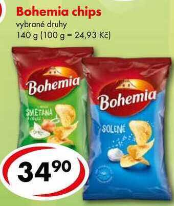 CBA Bohemia chips, 140 g nabídka