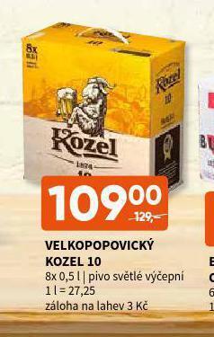 Terno Pivo velkopopovický kozel 10 nabídka