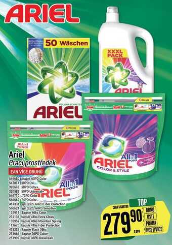 Tamda Foods Ariel prací prostředek nabídka