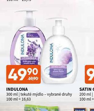 Terno Indulona tekuté mýdlo nabídka