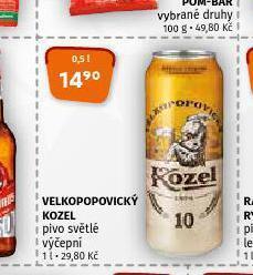 Terno Pivo velkopopovický kozel 10 nabídka
