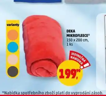Penny Market Deka mikrofleece nabídka