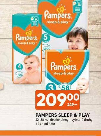 Terno Pampers dětské plenky nabídka
