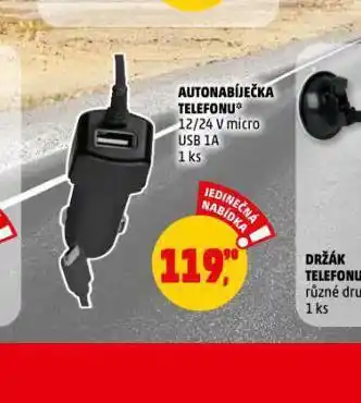Autonabíječka telefonu