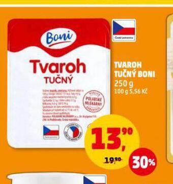 Penny Market Tvaroh tučný boni nabídka