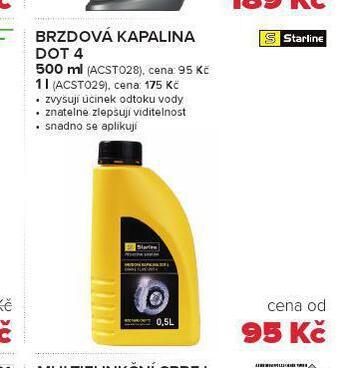 Brzdová kapalina dot 4