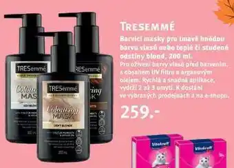 Rossmann Tresemmé barvicí masky nabídka