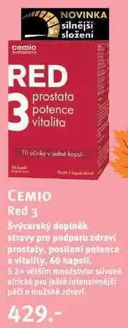 Cemio red 3, 60 kapslí