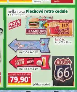 Plechové retro cedule