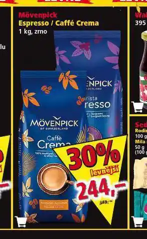 Norma Movenpick káva nabídka