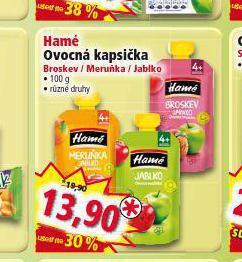 Norma Hamé ovocná kapsička nabídka