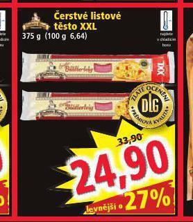 Norma Čerstvé listové těsto nabídka
