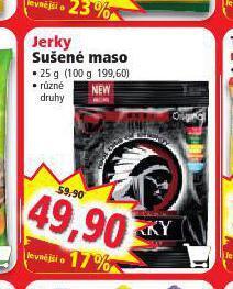 Norma Jerky sušené maso nabídka