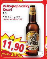 Norma Pivo velkopopovický kozel nabídka