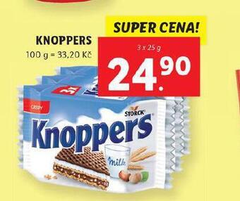 Lidl Knoppers nabídka