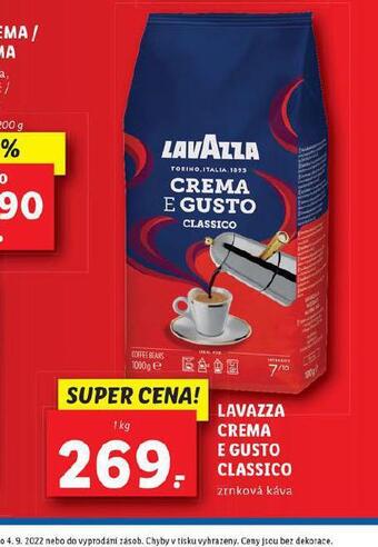 Lidl Lavazza crema e gusto classico nabídka