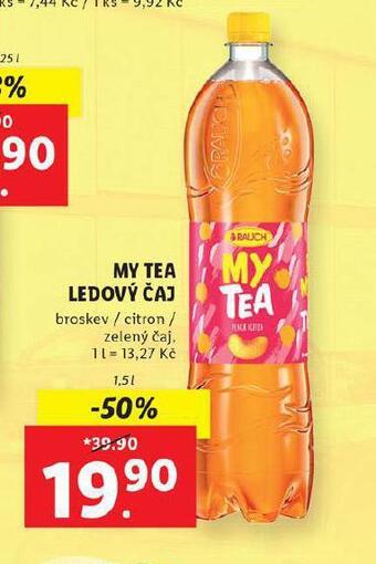 Lidl My tea ledový čaj nabídka