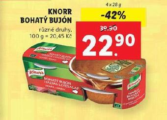 Lidl Knorr bohatý bujon nabídka