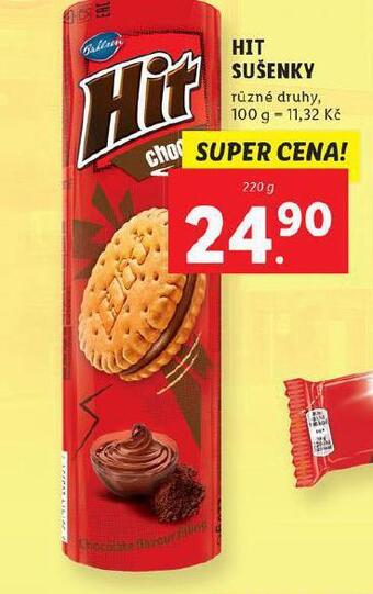 Lidl Hit sušenky nabídka