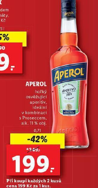 Lidl Aperol nabídka