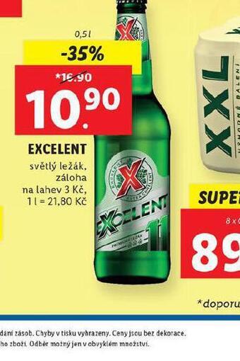 Lidl Pivo excelent 11 nabídka