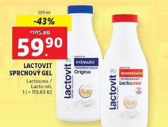 Lidl Lactovit sprchový gel nabídka